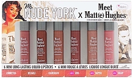 Minizestaw szminek do ust - TheBalm Ms. Nude York x Meet Matt(e) Hughes (lipstick/6x1.2ml) — Zdjęcie N1