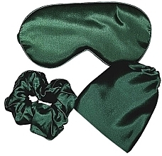 Zestaw do spania, zielony - Yeye (sleep band/1 pc + hair band/1 pc + Storage bag/1 pc) — Zdjęcie N1