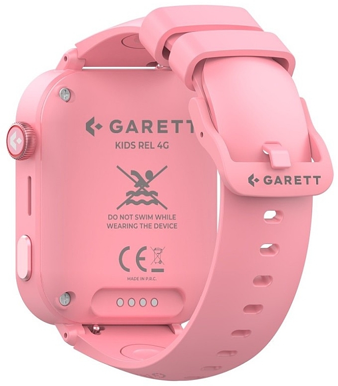 Inteligentny zegarek dziecięcy, różowy - Garett Smartwatch Kids Rel 4G — Zdjęcie N4