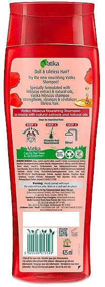 Rewitalizujący szampon z hibiskusem - Dabur Vatika Hair Revitalize Hibiscus Shampoo — Zdjęcie N2