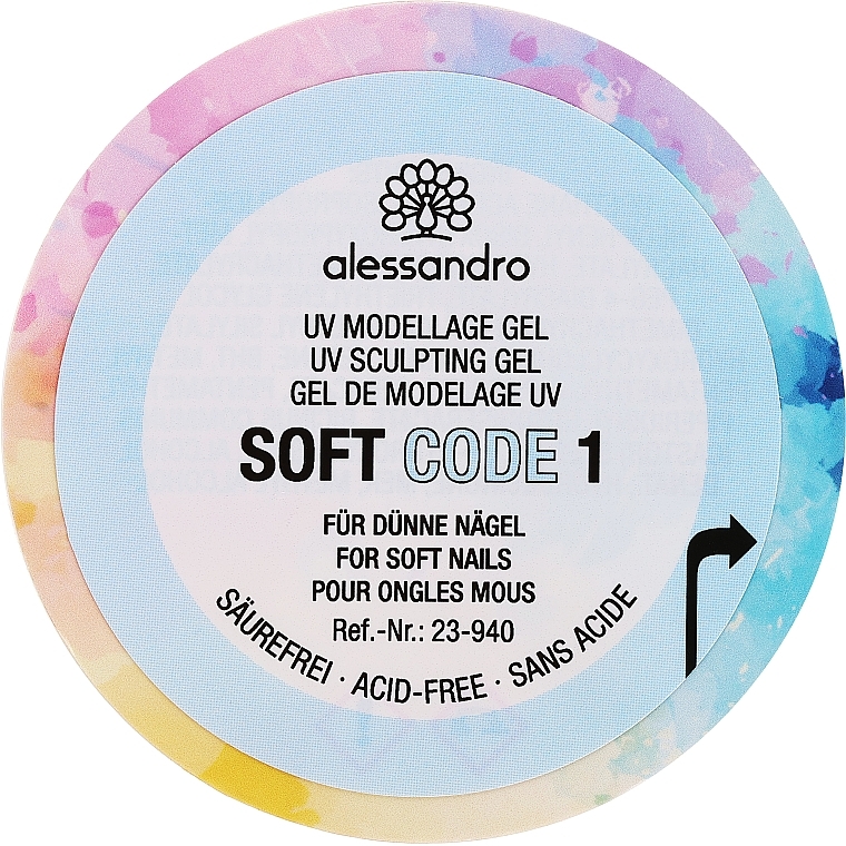 Żel do paznokci - Alessandro International Soft Code Gel 1 — Zdjęcie N2