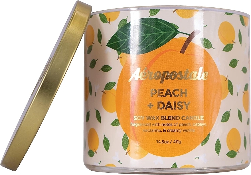 Świeca zapachowa - Aeropostale Peach & Daisy Fine Fragrance Candle — Zdjęcie N2