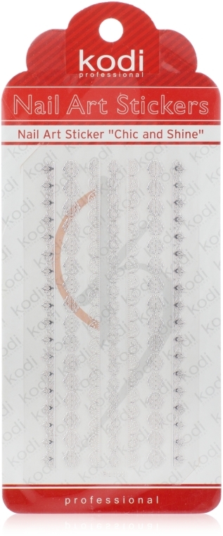 Naklejki do paznokci - Kodi Professional Nail Art Stickers FL024 — Zdjęcie N1