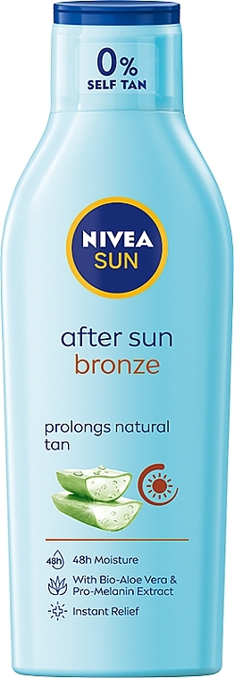 Balsam po opalaniu przedłużający opaleniznę - NIVEA SUN After Sun Bronze Bio-Aloe Vera & Pro-Melanin Extract — Zdjęcie N1