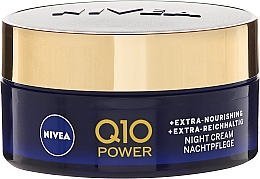 Przeciwzmarszczkowy odbudowujący krem na noc - NIVEA Visage Q10 Power Extra Night Cream — Zdjęcie N7