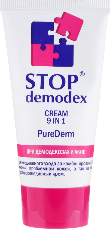 Krem Pure Derm 9 w 1 - Fitobiotechnologia Stop Demodex — Zdjęcie N2