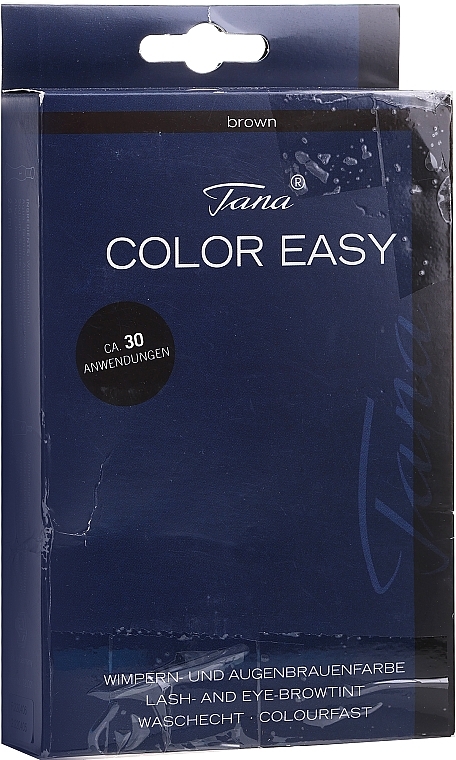 PRZECENA! Zestaw do farbowania rzęs i brwi - Tana Cosmetics Color Easy * — Zdjęcie N2