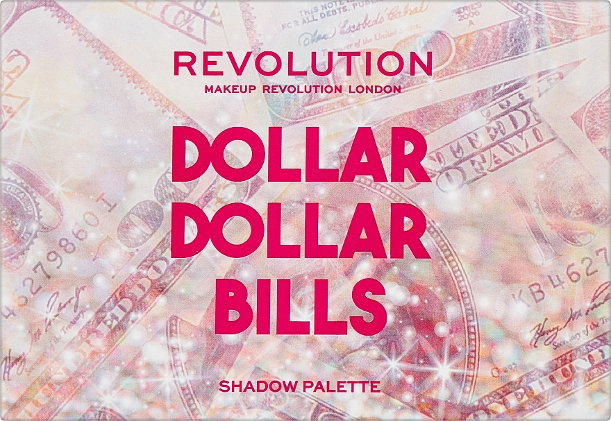 Paleta cieni do powiek - Makeup Revolution Power Shadow Palette Dollar Dollar Bills — Zdjęcie N2