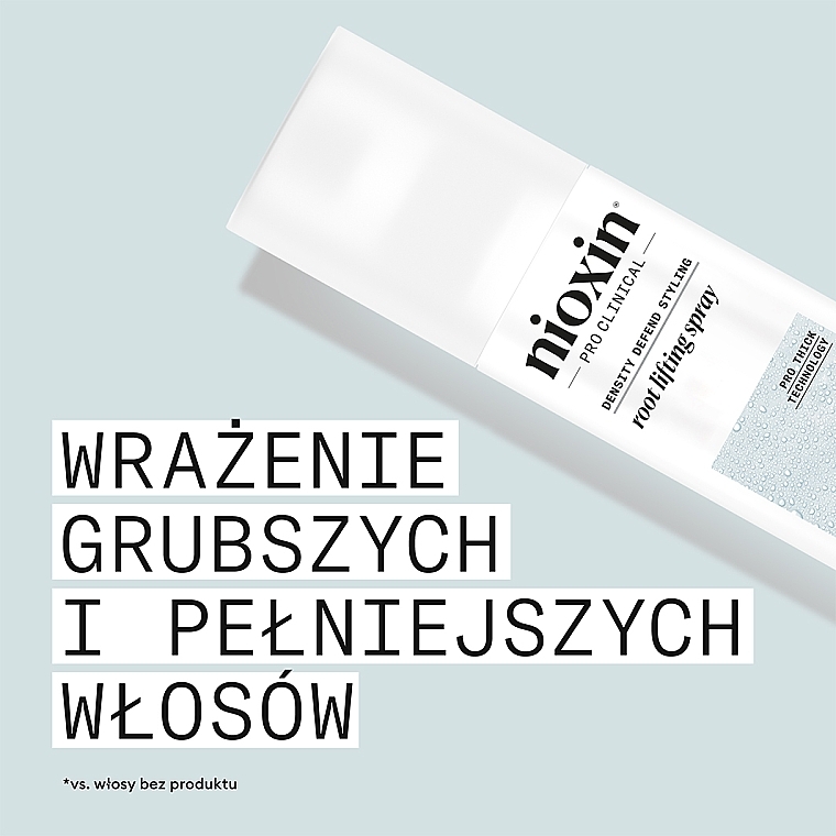 Spray liftingujący do włosów - Nioxin Pro Clinical Density Defend Root Lifting Spray — Zdjęcie N5