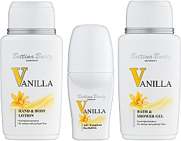 Bettina Barty Vanilla - Zestaw (s/g 150 ml + b/lot 150 ml + deo 50 ml) — Zdjęcie N2