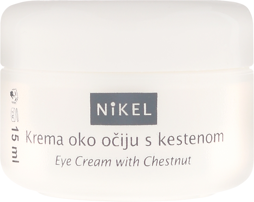 Rozjaśniający krem pod oczy z kasztanowcem - Nikel Eye Cream with Chestnut — Zdjęcie N2