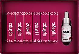 Zestaw - Zola Henna Box (brow/henna/6*5g + brow/oil/15ml) — Zdjęcie N2