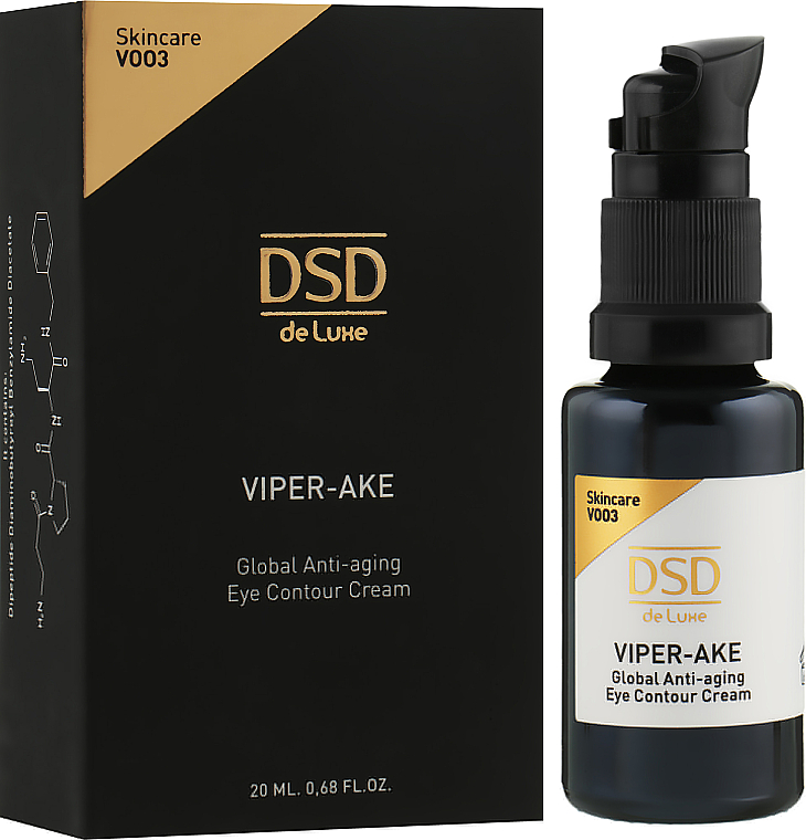 Przeciwstarzeniowy krem ​​pod oczy - Simone DSD De Luxe Viper-Ake Global Anti-aging Eye Contour Cream — Zdjęcie N2