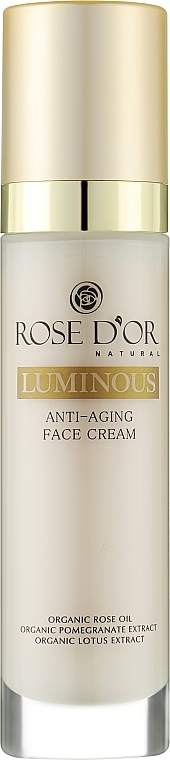 Przeciwzmarszczkowy krem do twarzy - Bulgarian Rose Rose D'or Luminous Anti-Aging Face Cream — Zdjęcie N1