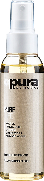 Eliksir do włosów z efektem połysku - Pura Kosmetica Pure Life Illuminating Elixir — Zdjęcie N1