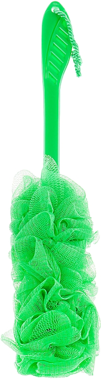 Myjka do kąpieli masująca 9110, długa rączka, 45 cm, zielona - Titania — Zdjęcie N1