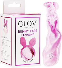 Opaska do włosów, różowa - Glov Spa Bunny Ears Headband — Zdjęcie N1