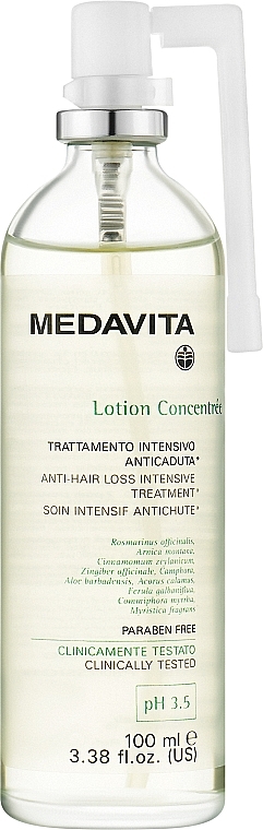 Spray przeciw wypadaniu włosów - Medavita Lotion Concentree Anti-Hair Loss Spray — Zdjęcie N1