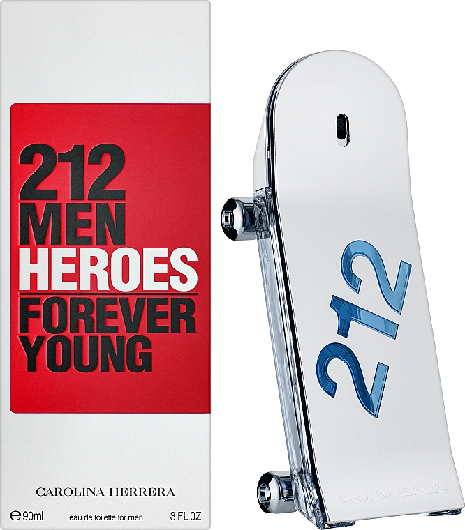 Carolina Herrera 212 Men Heroes Forever Young - Woda toaletowa — Zdjęcie N2