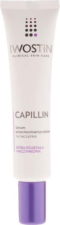 Przeciwzmarszczkowe serum do twarzy na naczynka - Iwostin Capillin — Zdjęcie N2