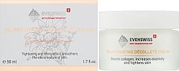 Odmładzający krem na dekolt - Evenswiss Rejuvenating Decollete Cream — Zdjęcie N2