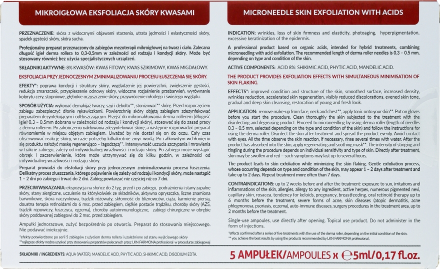 Mikroigłowa eksfoliacja skóry kwasami - Farmona Professional Face&Body Roller — Zdjęcie N3