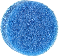 Antycellulitowa gąbka do kąpieli, okrągła, niebieska - Inter-Vion — Zdjęcie N1