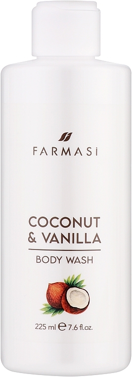 Żel pod prysznic Kokos i wanilia - Farmasi Coconut & Vanilla Body Wash — Zdjęcie N1