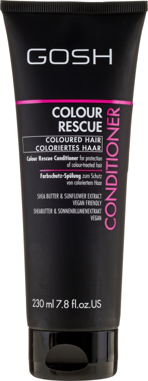Odżywka do włosów farbowanych - Gosh Copenhagen Colour Rescue Conditioner — Zdjęcie N1