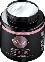Intensywna maska ​​do włosów łamliwych - Syoss Keratin Boost Intensive Hair Mask — Zdjęcie N4