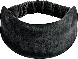 Kup Opaska na głowę, welur, czarna, Velour Classic - MAKEUP Hair Accessories