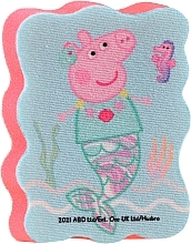 Kup Gąbka do kąpieli dla dzieci Świnka Peppa, Syrenka Peppa, czerwona - Suavipiel Peppa Pig Bath Sponge