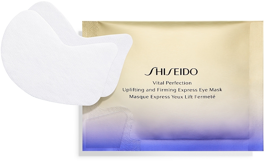 Liftingująca maska ujędrniająca pod oczy - Shiseido Vital Perfection Uplifting & Firming Express Eye Mask — Zdjęcie N2
