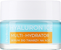 PRZECENA! Serum do twarzy na noc - Perfecta Hyaluron Ice Multi-hydrator Serum * — Zdjęcie N1