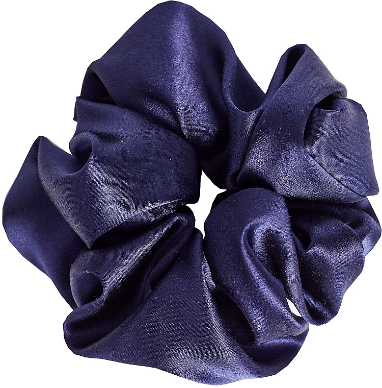 Gumka do włosów, granatowa - de Lure Scrunchie — Zdjęcie N1