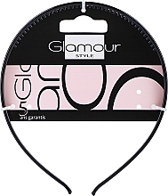 Kup Plastikowa opaska do włosów, 4144408, czarna - Glamour