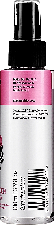 PREZENT! Woda różana - Make Me Bio Damask Rose Flower Water — Zdjęcie N2