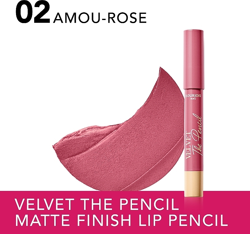 Pomadka do ust w kredce - Bourjois Velvet The Pencil Lipstick — Zdjęcie N3