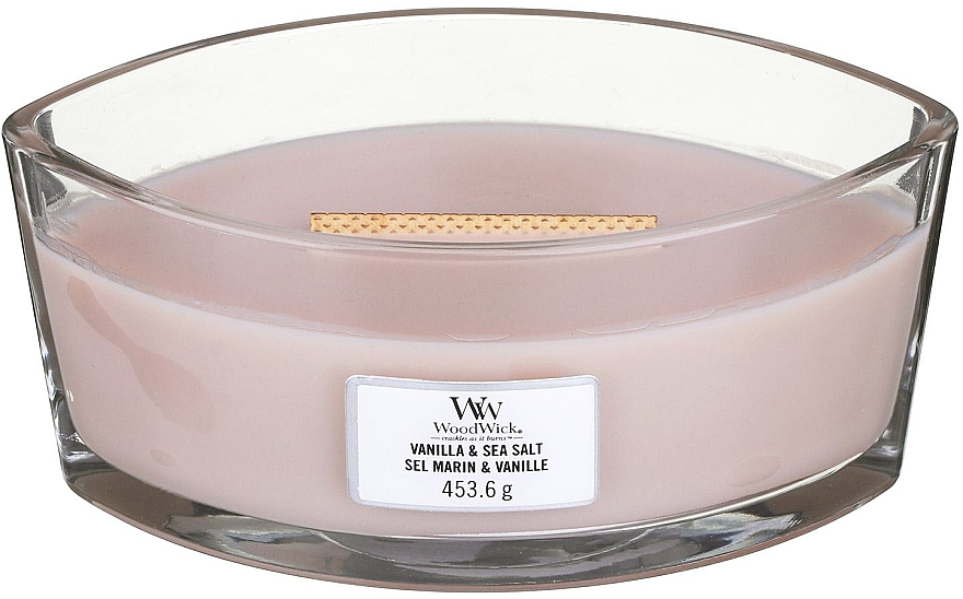 Świeca zapachowa - Woodwick Sea Salt & Vanilla Ellipse Scented Candle — Zdjęcie N2
