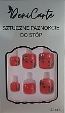 Tipsy do stóp, 24 sztuki - Deni Carte Nails 7219 — Zdjęcie N1