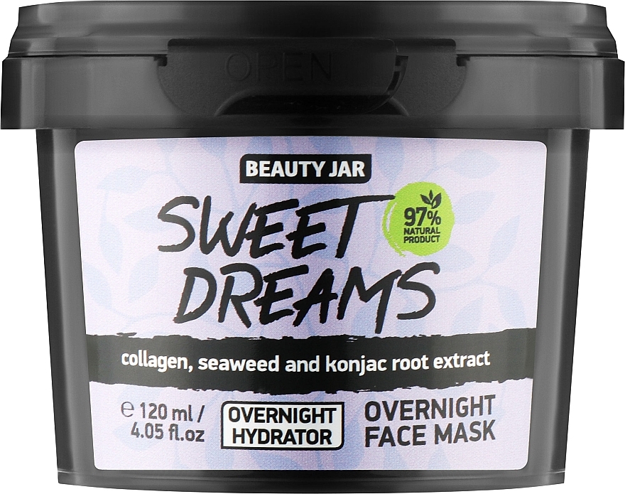 Maseczka do twarzy na noc Sweet Dreams - Beauty Jar Overnight Face Mask  — Zdjęcie N1