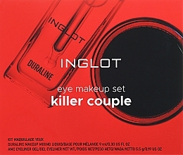 Kup Zestaw do makijażu oczu - Inglot Eye Makeup Set Killer Couple (luquid/9ml + eyeliner/5.5g)