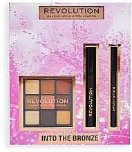PRZECENA! Zestaw, 3 produkty - Makeup Revolution Into The Bronze Eye Set Gift Set * — Zdjęcie N1
