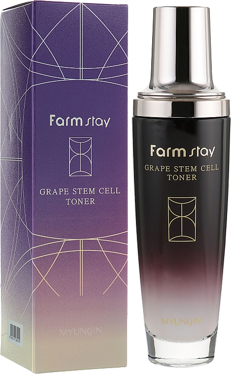 Tonik do twarzy z fitokomórkami macierzystymi winogron - FarmStay Grape Stem Cell Toner — Zdjęcie N1
