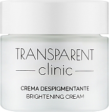 Rozjaśniający krem do twarzy - Transparent Clinic Brightening Cream — Zdjęcie N1