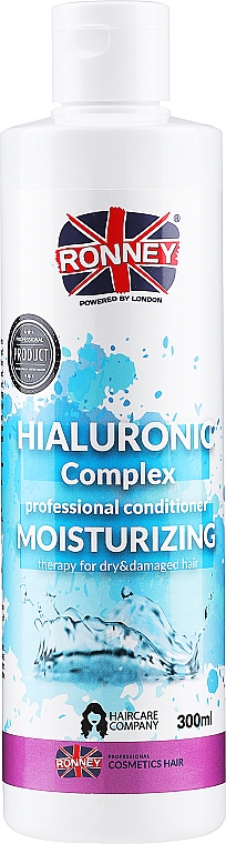 Nawilżąjąca odżywka do włosów - Ronney Professional Hialuronic Complex Moinsturizing Conditioner — Zdjęcie N3