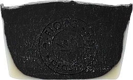 Naturalne mydło w kostce z aktywnym węglem tymiankowym i olejkiem z czarnuszki - E-Fiore — Zdjęcie N1
