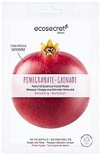 Kup Rewitalizująca maseczka do twarzy z granatem - Eco Secret Pomegranate Natural Essence Facial Mask