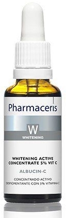 Aktywny koncentrat wybielający z witaminą C 5% - Pharmaceris W Active Concentrate 5% Vitamin C Albucin-C — Zdjęcie N1