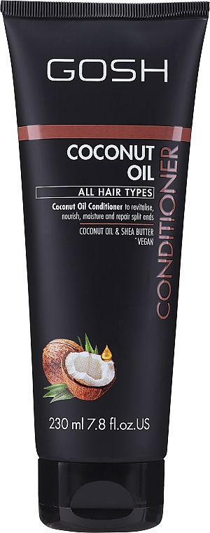 Odżywka do włosów z olejem kokosowym - Gosh Copenhagen Coconut Oil Conditioner — Zdjęcie N1